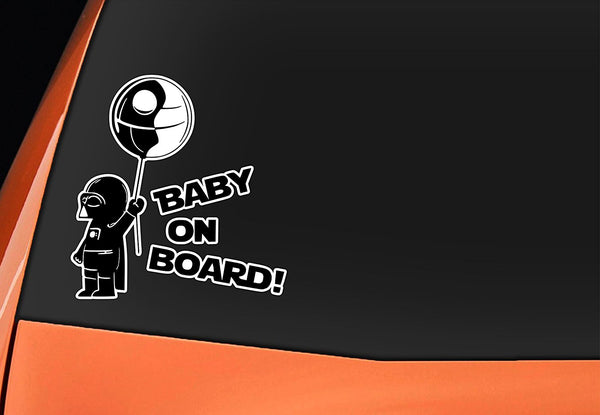 Epic Modz Inspired Baby On Board Vinyl Car Van Truck Bike Bumper Decal Sticker
