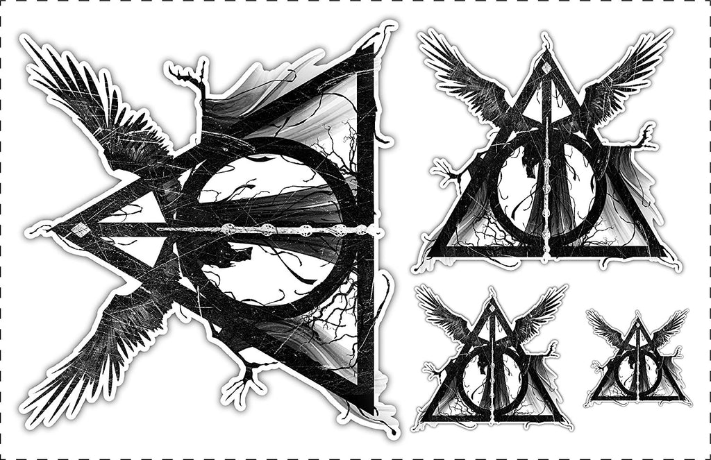 Harry Potter White Vinyl Decal Sticker